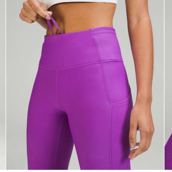 lululemon athletica Fast and Free High-Rise Leggings-28"-Moonlight Magenta - Picture 5 of 6